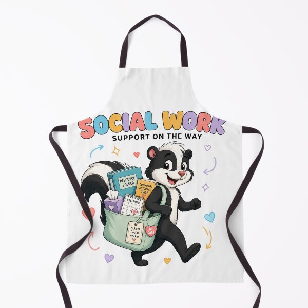 Item preview, School Social Worker Skunk Support designed and sold by MOCH- ART.
