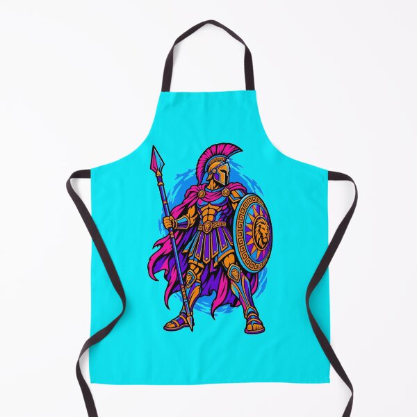Item preview, Neon Ancient Greek Warrior designed and sold by KungPowUnicorn.