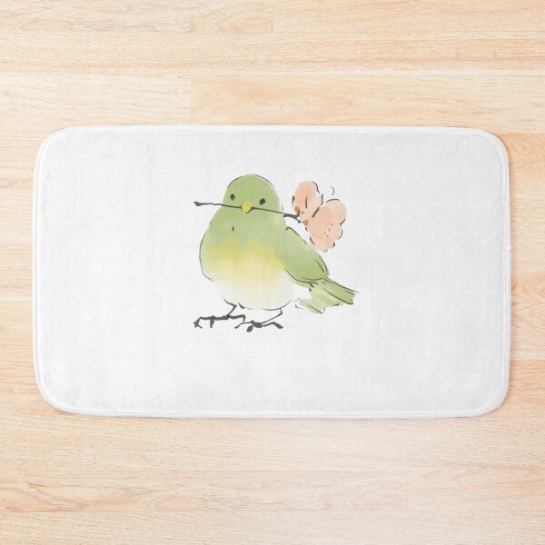 Item preview, Cute Bird With Flower Cottagecore Nature  designed and sold by roartusa.