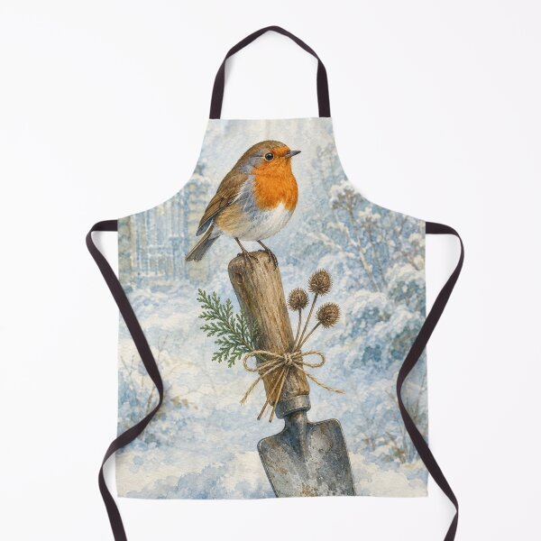 Item preview, Winter Robin on a Garden Trowel designed and sold by Planthem.