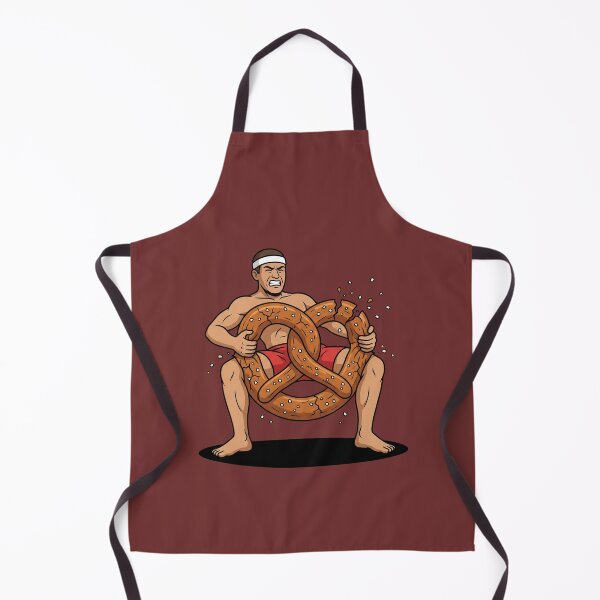 Item preview, Funny Athlete Squeezing Giant Salted Pretzel Workout designed and sold by Rare By Hero.