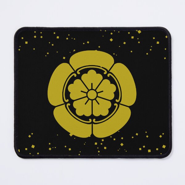 Item preview, Samurai Oda Mokko Nobunaga Oda Family Crest Faux Gold Dust Black / Japanese Crest designed and sold by 戦国まーけっと SENGOKU MARKET.
