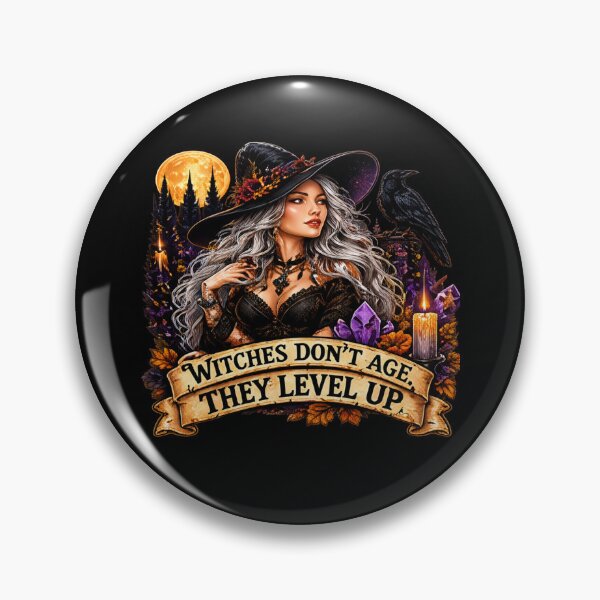 Item preview, Witches Don't Age, They Level Up designed and sold by Losthope Creations.