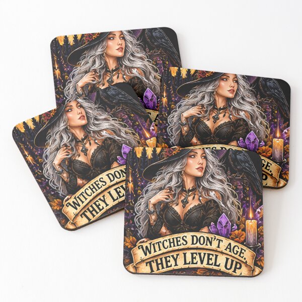 Item preview, Witches Don't Age, They Level Up designed and sold by Losthope Creations.
