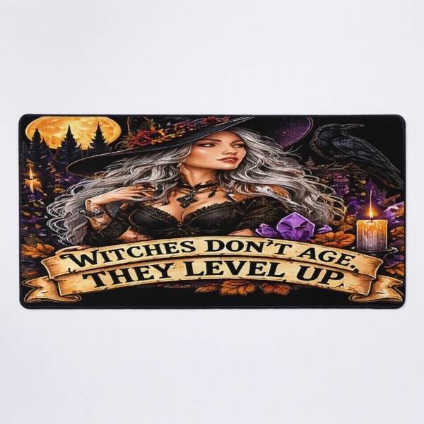 Item preview, Witches Don't Age, They Level Up designed and sold by Losthope Creations.