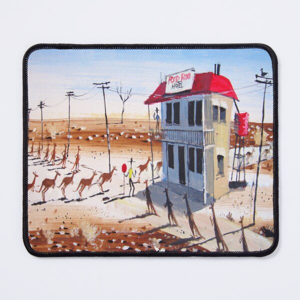 Item preview, Australian Outback Rush Hour Pub Painting designed and sold by Al Benge - NZ & Australian Art.