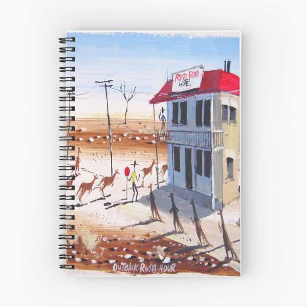 Item preview, Australian Outback Rush Hour Pub Painting  designed and sold by Al Benge - NZ & Australian Art.