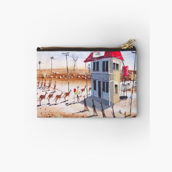 Item preview, Australian Outback Rush Hour Pub Painting  designed and sold by Al Benge - NZ & Australian Art.