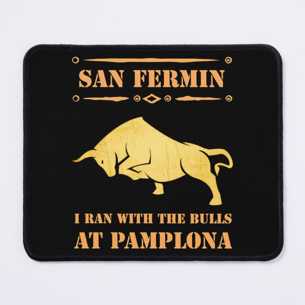 Item preview, SAN FERMIN RUNNING WITH THE BULLS AT PAMPLONA designed and sold by MadeThisFMeS.