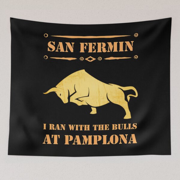 Item preview, SAN FERMIN RUNNING WITH THE BULLS AT PAMPLONA designed and sold by MadeThisFMeS.