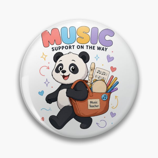 Item preview, Music Teacher Panda Support  designed and sold by MOCH- ART.