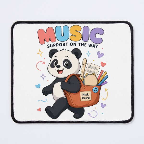 Item preview, Music Teacher Panda Support designed and sold by MOCH- ART.