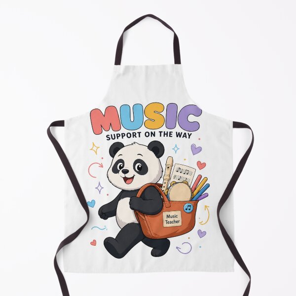 Item preview, Music Teacher Panda Support designed and sold by MOCH- ART.
