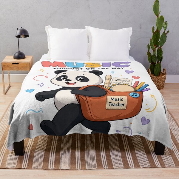 Item preview, Music Teacher Panda Support designed and sold by MOCH- ART.