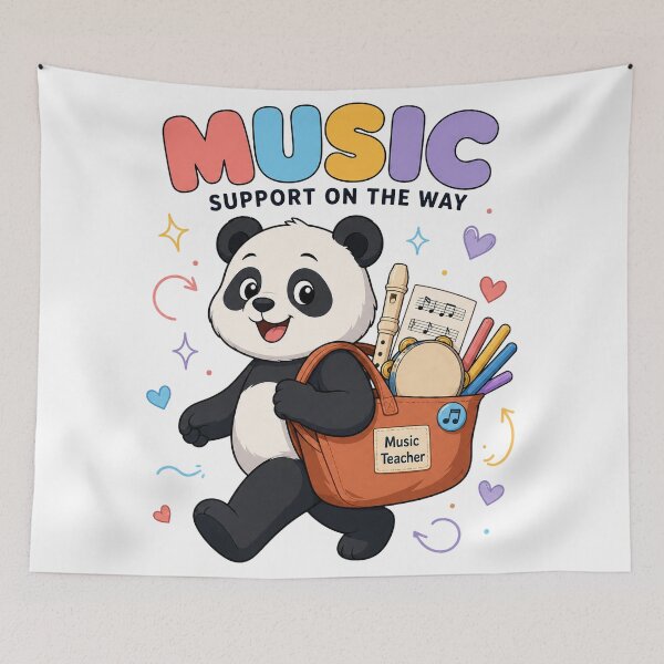 Item preview, Music Teacher Panda Support  designed and sold by MOCH- ART.