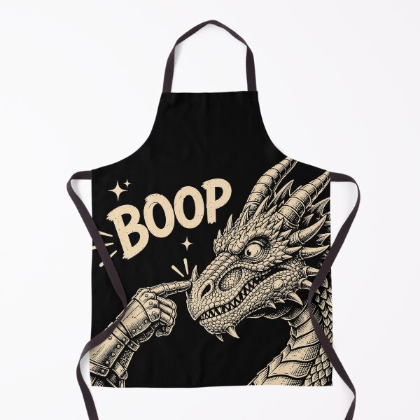Item preview, Funny Boop Medieval Knight Dragon Meme designed and sold by Izanmie.