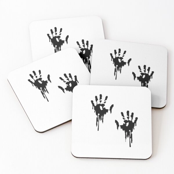 Item preview, Bloody Black Handprints Gothic Horror  designed and sold by BaddieNz.