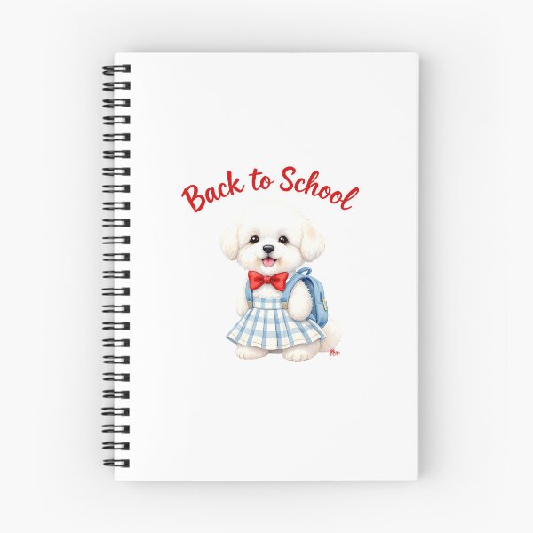 Item preview, Back to School Maltipoo Art designed and sold by Kedspicedesign.