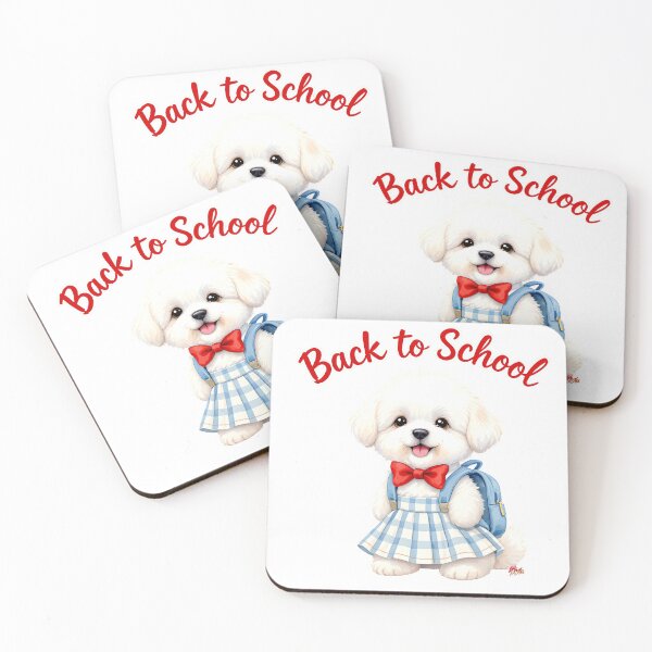 Item preview, Back to School Maltipoo Art designed and sold by Kedspicedesign.