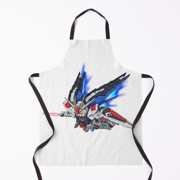 Item preview, SD GUNDAM Freedom chibi 2d anime art fly pose in space VECTOR digital art designed and sold by sabartgunpla.