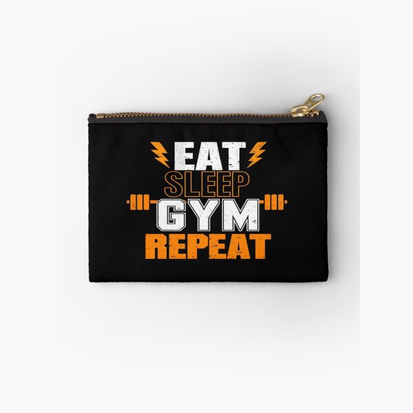 Item preview, Eat Sleep Gym Repeat Fitness Motivation Design – High‑Impact Workout Quote for Active Lifestyle designed and sold by Bright Nest Studio.