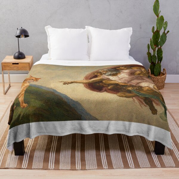 Item preview, Creation of Cat Funny Meme Painting designed and sold by mashumallow.