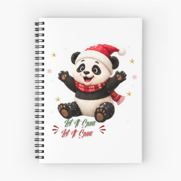 Item preview, Cute Christmas Panda Let It Snow Winter Holiday designed and sold by EnginerdStudio.