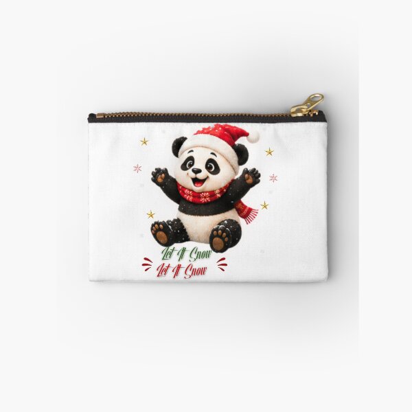 Item preview, Cute Christmas Panda Let It Snow Winter Holiday designed and sold by EnginerdStudio.