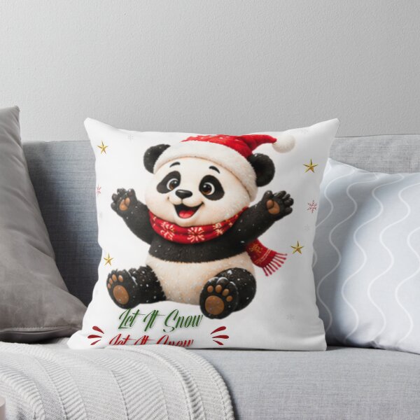 Item preview, Cute Christmas Panda Let It Snow Winter Holiday designed and sold by EnginerdStudio.