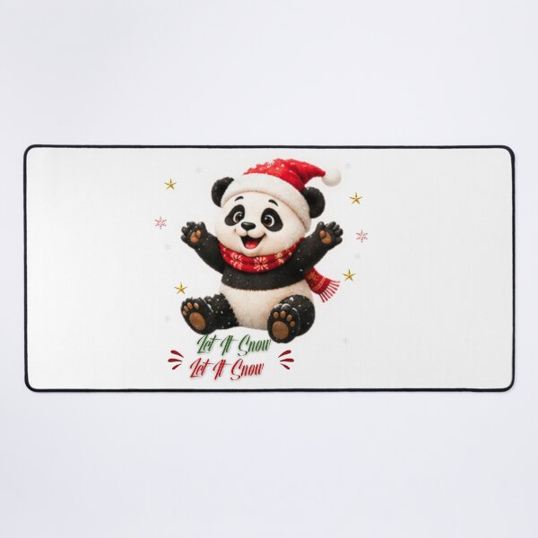 Item preview, Cute Christmas Panda Let It Snow Winter Holiday designed and sold by EnginerdStudio.