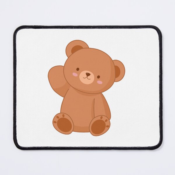 Item preview, Cute Teddy Bear Waving Hand designed and sold by PeonyandlillyId.