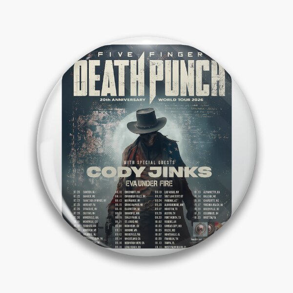 Item preview, Skeleton Cowboy World Tour 2026 Heavy Metal  designed and sold by Newfacedesi.