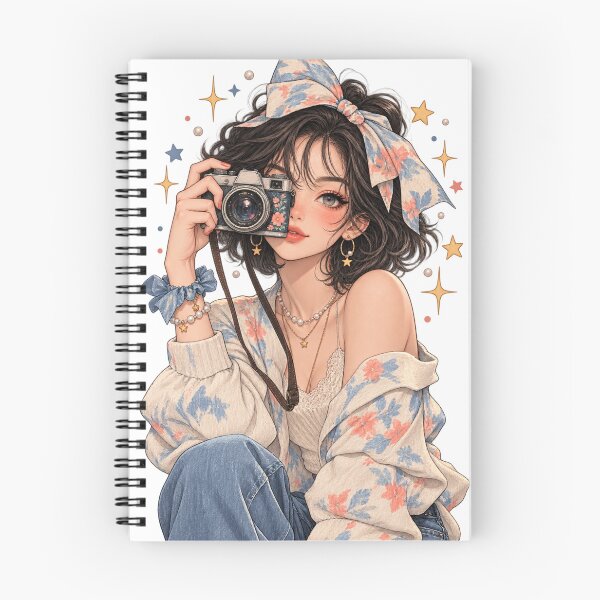 Item preview, Kawaii Camera Girl – Cottagecore Aesthetic Vintage Camera Art – Cute Fashion T-Shirt designed and sold by @SHINTOSARTSTORE.
