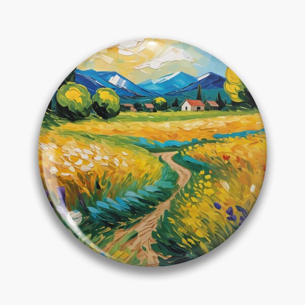 Item preview, Oil painting of country side landscape designed and sold by Chi261.