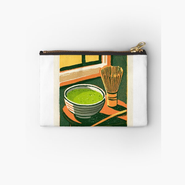 Item preview, Matcha Bowl and Bamboo Whisk | Vintage Japanese Retro Cafe Poster | Japandi Wall Art designed and sold by NodeArchitects.