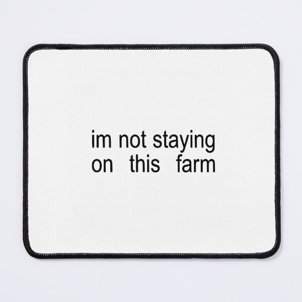Item preview, I'M Not Staying On This Farm Brat Font designed and sold by nle-yana.