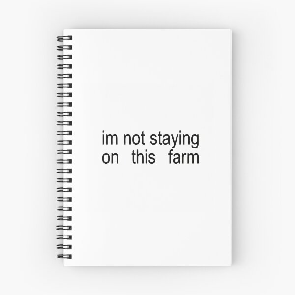 Item preview, I'M Not Staying On This Farm Brat Font designed and sold by nle-yana.