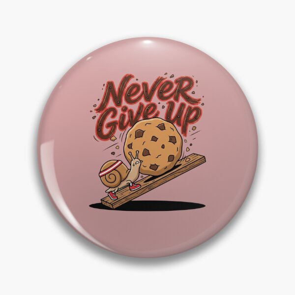 Item preview, Never Give Up Snail Pushing Giant Cookie designed and sold by Rare By Hero.
