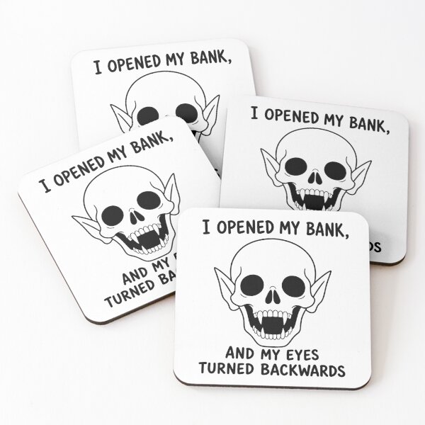 Item preview, i opened my bank, and my eyes turned backward funny vampire designed and sold by vecart34.