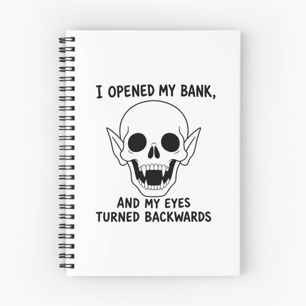 Item preview, i opened my bank, and my eyes turned backward funny vampire designed and sold by vecart34.