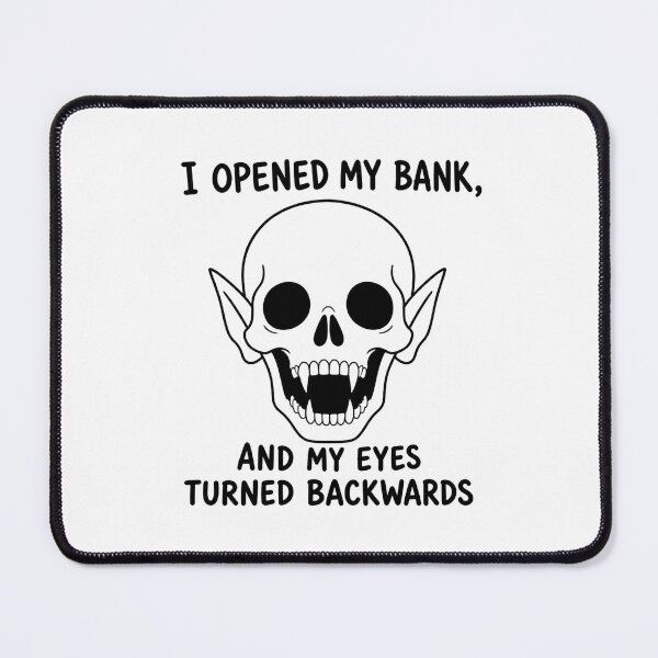Item preview, i opened my bank, and my eyes turned backward funny vampire designed and sold by vecart34.