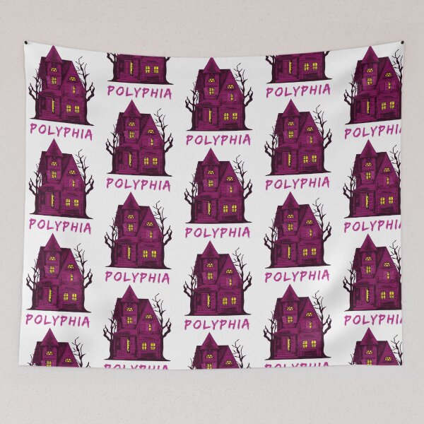 Item preview, Polyphia Merch Polyphia Band With Some Scary Haunted House designed and sold by allaso-gan.