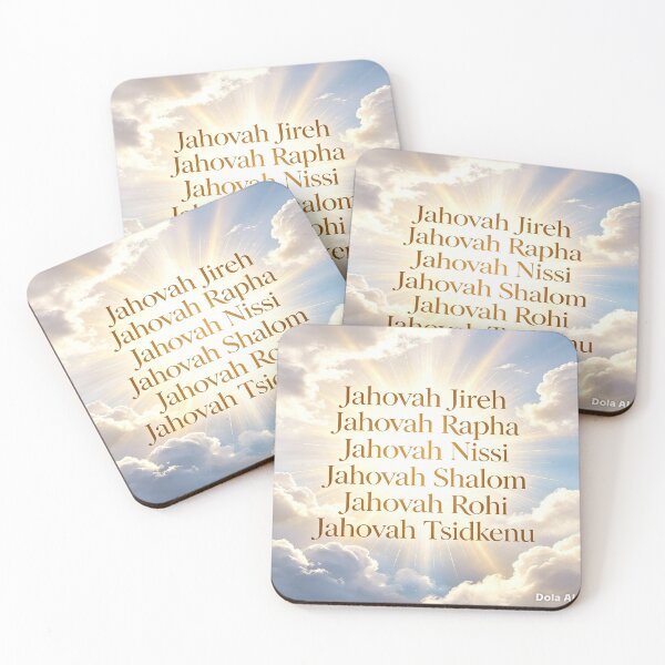 Item preview, The Names of God — Jehovah Jireh Rapha Nissi Shalom Rohi Tsidkenu designed and sold by Hope for Uganda.