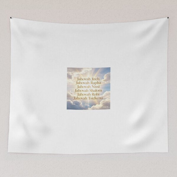 Item preview, The Names of God — Jehovah Jireh Rapha Nissi Shalom Rohi Tsidkenu designed and sold by Hope for Uganda.