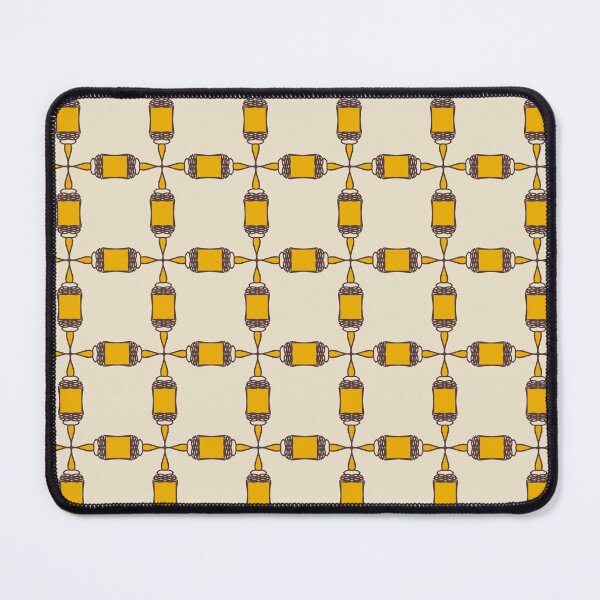 Item preview, Honey Dipper Grid Pattern Design designed and sold by Zaya_art.