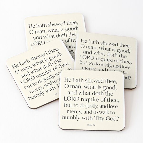 Item preview, Do Justly Love Mercy Walk Humbly Micah 6:8 designed and sold by Hope for Uganda.