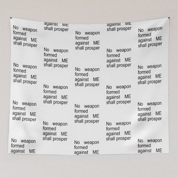 Item preview, No Weapon Formed Against Me Shall Prosper X Brat 3 designed and sold by nle-yana.