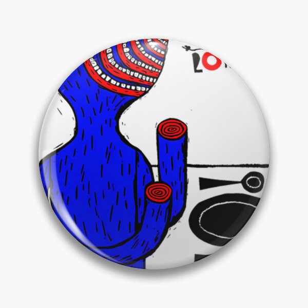 Item preview, Blue Skin Character With Typography Alternative Rock designed and sold by Folkdude.