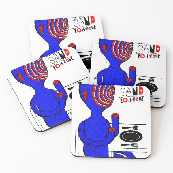 Item preview, Blue Skin Character With Typography Alternative Rock designed and sold by Folkdude.