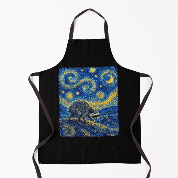 Item preview, Jimothy Raccoon Starry Night Van Gogh Art Seattle Meme designed and sold by haris-rana-wren.